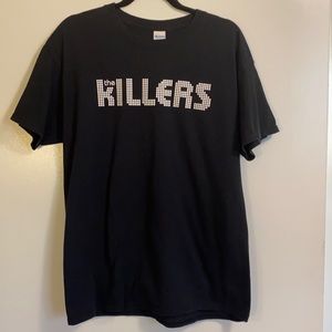 Band T-shirt The Killers Black Size Large